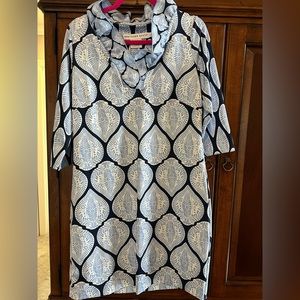 Gretchen Scott Ruffleneck Dress